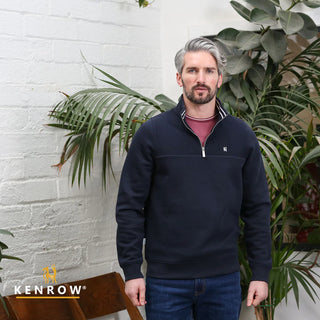 Phoenix Full Zip Sweat | Navy