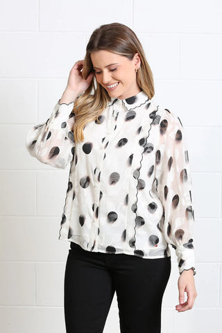 Posy Blouse  | White