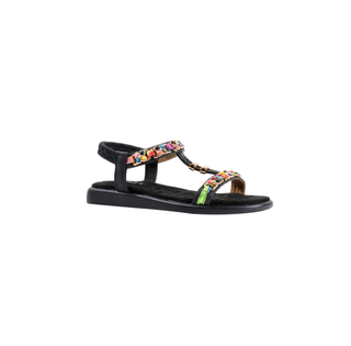 Heidi Ornate Sandal | Black