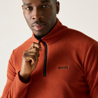 Men's Thompson Lightweight Half Zip Fleece | Brick