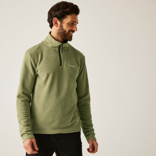 Men's Thompson Lightweight Half Zip Fleece | Oil Green