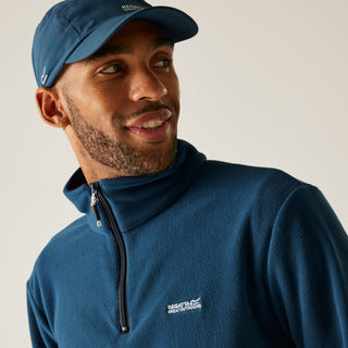 Men's Thompson Lightweight Half Zip Fleece | Moonlight Denim