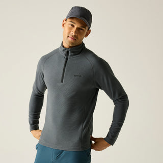 Men's Montes Lightweight Half Zip Fleece | Dark Storm