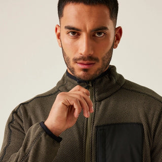 Men's Kitom Full Zip Fleece Crocodile Marl