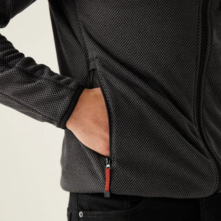 Men's Kitom Full Zip Fleece Black Marl