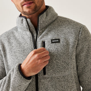 Men's Barlee Full Zip Fleece | Silver Grey