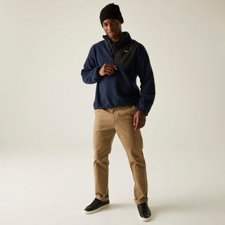 Men's Frankie Borg Half Zip Fleece | Navy