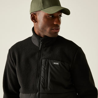 Men's Frankie Borg Hybrid Full Zip Fleece | Black