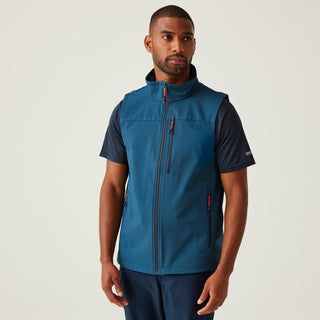 Men's Arana Bodywarmer | Moonlight Denim Tangerine