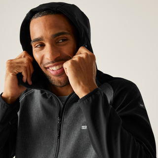 Men's Arec III Softshell Jacket | Ash Marl Ash Black