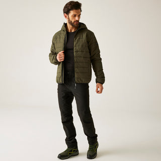 Men's Helfa Insulated Quilted Jacket | Olive Night