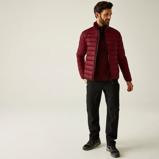 Men's Marizion Padded Jacket | Dark Maroon
