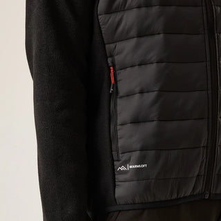 Men's Newhill Hybrid Jacket Black Red Ochre