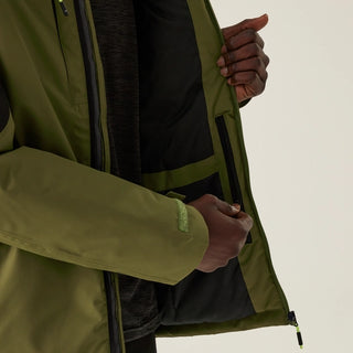 Men's Winter Calderdale II Waterproof Jacket Nephrite Green Black