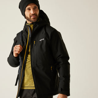 Men's Highton Stretch Padded Jacket | Black Gold Fleck