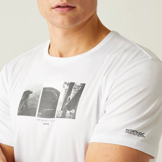 Men's Fingal VIII Graphic Print T-Shirt White