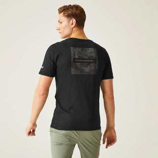 Men's Breezed IV Graphic Print T-Shirt Black