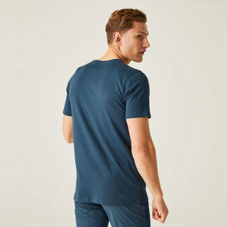 Men's Breezed IV Graphic Print T-Shirt Moonlight Denim