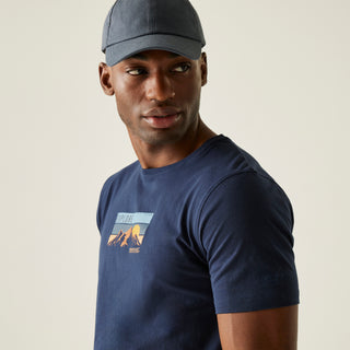 Men's Cline IX T-Shirt | Navy Explore