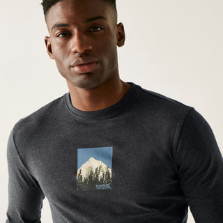 Men's Maylow Long Sleeved T-Shirt | Black