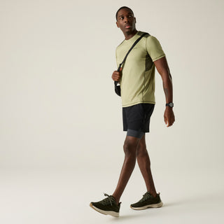 Men's Virda T-Shirt | Light Sage Dark Khaki
