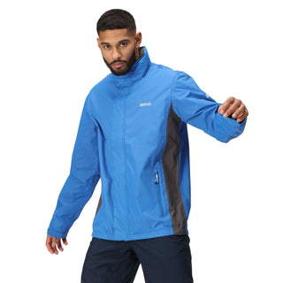 Men's Matt Waterproof Jacket Oxford Blue Iron