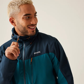 Men's Birchdale Waterproof Jacket Moroccan Blue Navy Moonlight Denim