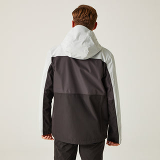 Men's Maland Waterproof Jacket Silver Grey Ash Black