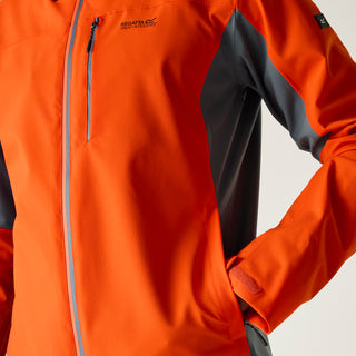 Men's Birchdale II Waterproof Jacket | Rusty Orange Dark Storm