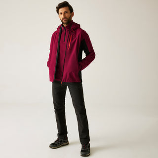 Men's Birchdale II Waterproof Jacket | Dark Maroon Black
