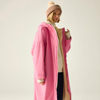 Adult's Waterproof Changing Robe | Pink Lemonade