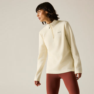 Women's Sweethart Lightweight Half-Zip Fleece | Polar Bear Parchment