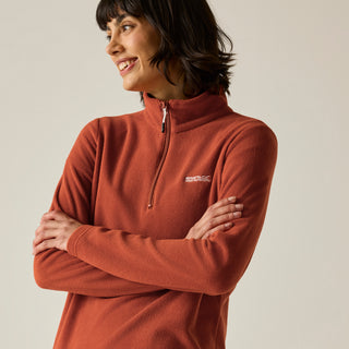 Women's Sweethart Lightweight Half-Zip Fleece | Brick