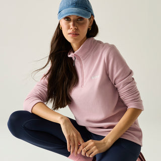 Women's Sweethart Lightweight Half-Zip Fleece | Powered Lilac