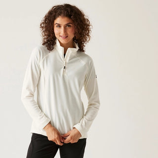 Women's Montes Lightweight Half-Zip Fleece Polar Bear White