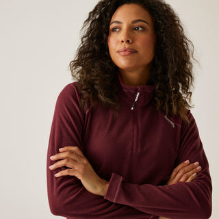 Women's Montes Lightweight Half-Zip Fleece | Dark Pimento
