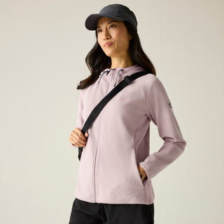 Women's Nayna Hooded Full Zip Fleece | Powdered Lilac
