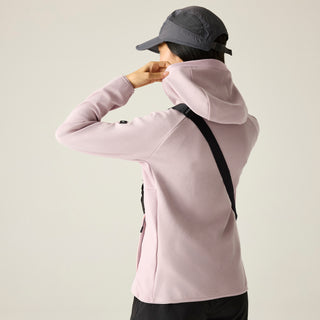 Women's Nayna Hooded Full Zip Fleece | Powdered Lilac