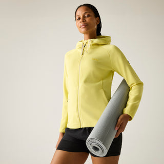 Women's Nayna Hooded Full Zip Fleece | Canary Yellow