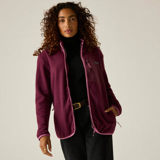 Frankie Full Zip Fleece | Fig Violet