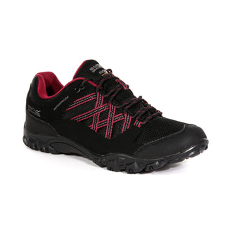 Women's Edgepoint III Waterproof Low Walking Shoes Black Beaujolais