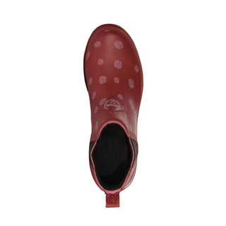 Women's Harper Cosy Ankle Wellies Cabernet Dot