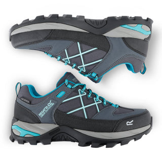 Women's Samaris III Low Walking Shoes | Seal Grey Turquoise