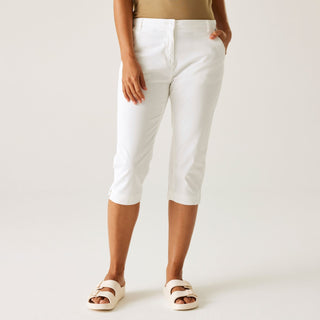 Women's Bayletta Capri Trousers | White