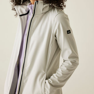 Women's Carisbrooke Softshell Jacket | Oyster Mushroom Wisteria