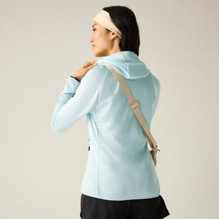 Women's Ferna Stretch Hooded Midlayer | Ocean Mist Blue