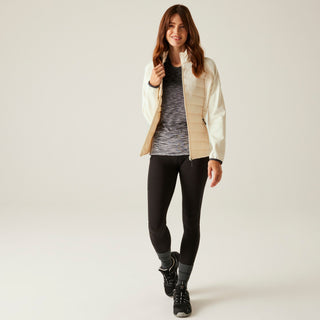Women's Clumber V Hybrid Jacket | Light Vanilla Seal Grey