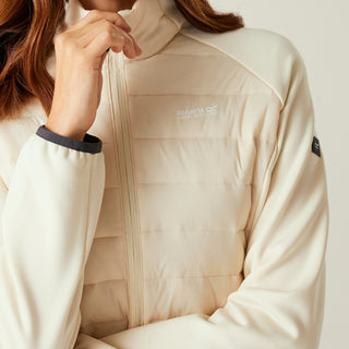 Women's Clumber V Hybrid Jacket | Light Vanilla Seal Grey