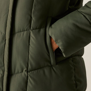 Women's Nurie Quilted Jacket | Dark Khaki