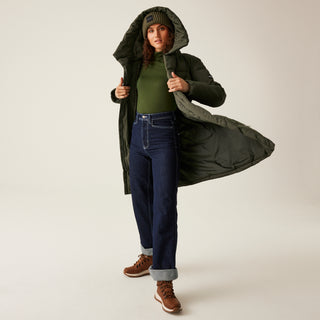 Women's Nurie Quilted Jacket | Dark Khaki